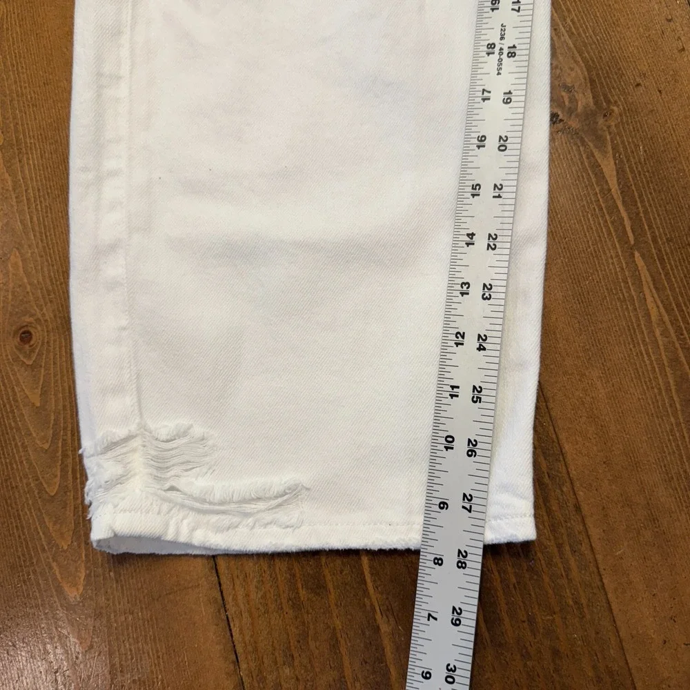 American Eagle Jeans Womens Size 18 90s Boyfriend Stretch Distressed White